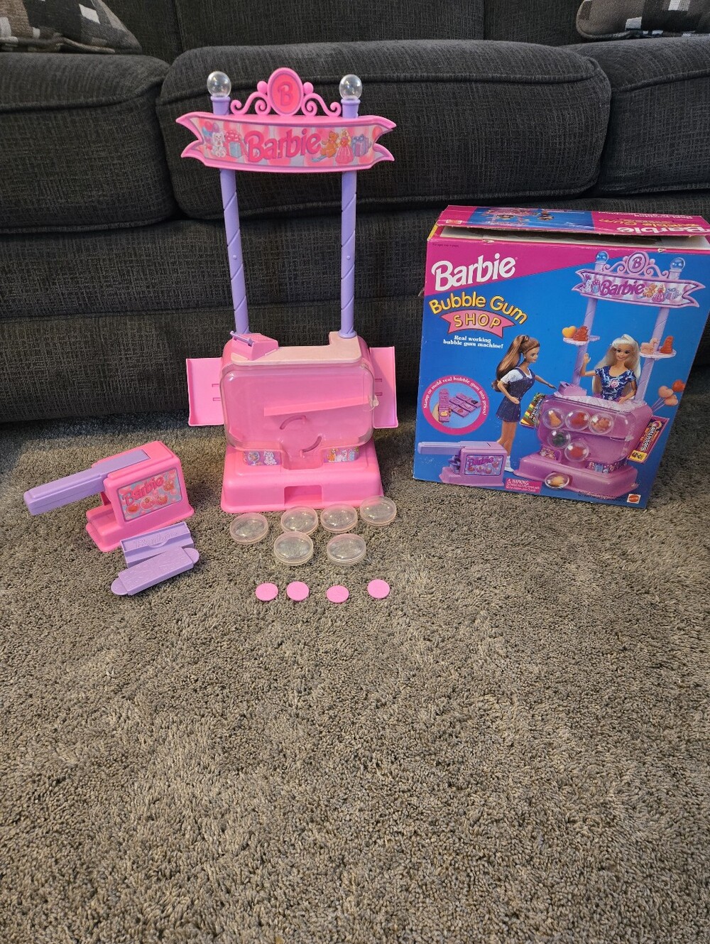 Barbie Bubble Gum Shop 1994 -  original box - incomplete